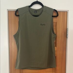 Rapha Olive Green Sleeveless MTB Top